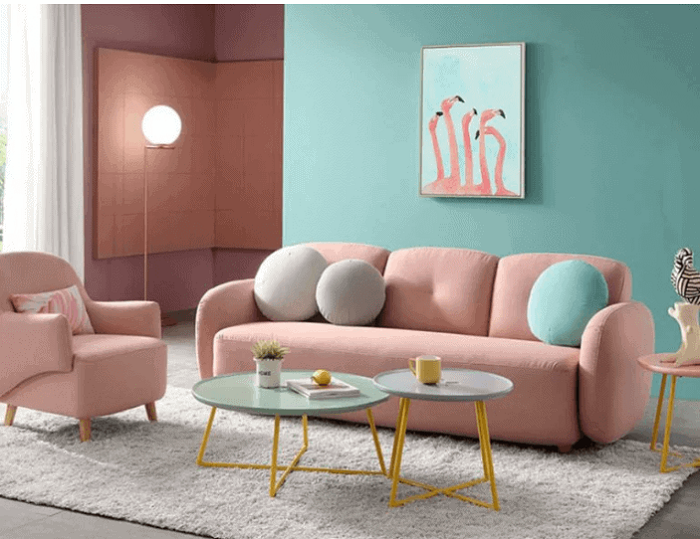 Ghế sofa màu kem