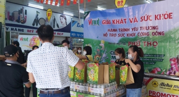 Thương hiệu Vinut trao quà mùa dịch COVID-19 tại Phú Thọ